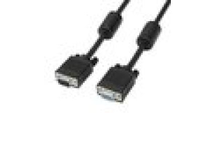 CABLE CON FERRITA SVGA HDB15 AISENS 3M NEGRO