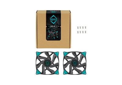 VENTILADOR 140X140 ICEBERG-THERMAL ICEGALE ARGB BLACK 2P