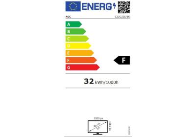 MONITOR GAMING LED 31.5 AOC C32G2ZE/BK CURVO