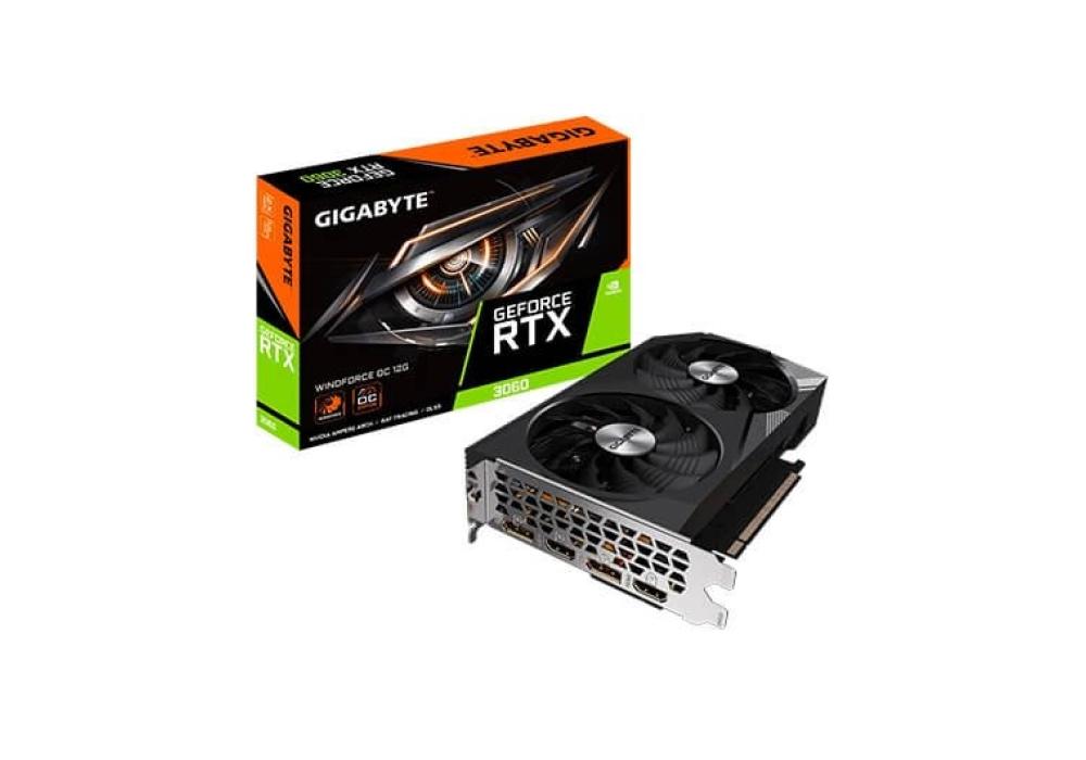 TARJETA GRÁFICA GIGABYTE RTX 3060 WINDFORCE OC LHR 12GB GD