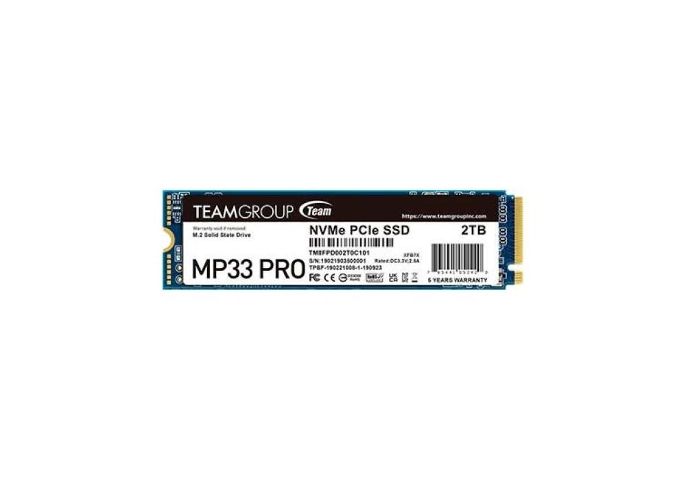 DISCO DURO M.2 2TB TEAM-GROUP MP33 PRO GEN3x4 PCI-E 3.0