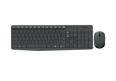 TECLADO+RATÓN LOGITECH MK235 WIRELESS NEGRO