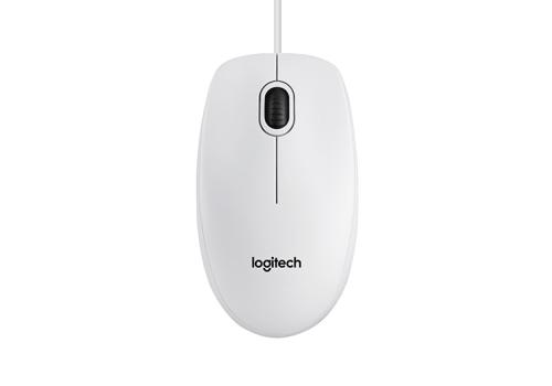 RATÓN ÓPTICO LOGITECH B100 BLANCO