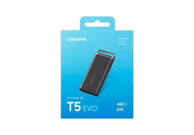 DISCO DURO SSD SAMSUNG 8TB PSSD T5 EVO NVME EXTERNO NEGRO