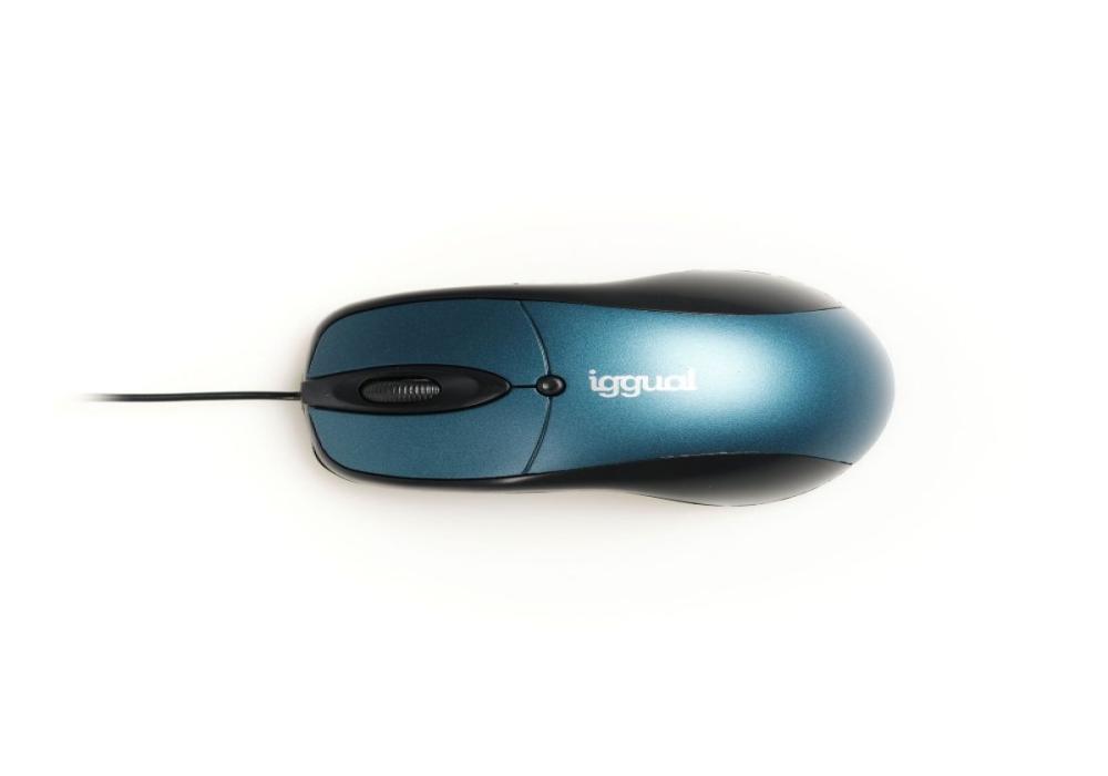 iggual Ratón óptico COM-ERGONOMIC-XL-800DPI azul iggual Ratón óptico COM-ERGONOMIC-XL-800DPI azul