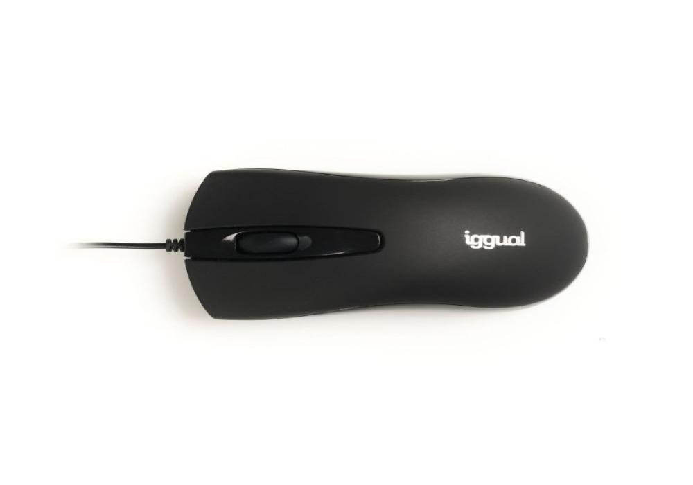 iggual Ratón óptico COM-BUSINESS-1200DPI negro iggual Ratón óptico COM-BUSINESS-1200DPI negro