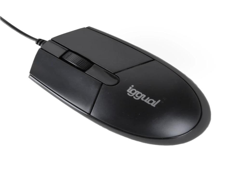 iggual Ratón óptico COM-BASIC3-800DPI negro iggual Ratón óptico COM-BASIC3-800DPI negro
