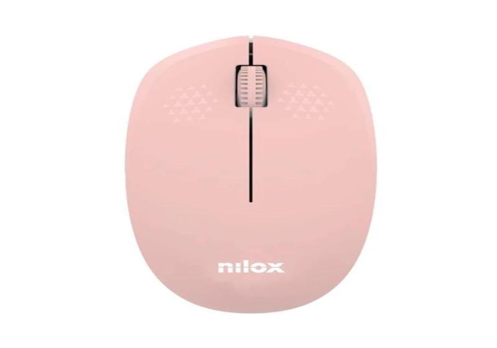 Nilox Ratón Wireless, 1000 DPI, 3 botones, Rosa Nilox Ratón Wireless, 1000 DPI, 3 botones, Rosa