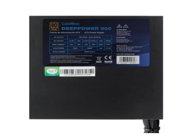 Coolbox Gaming  Fuente Alimentacion 800w 80+ bronz
