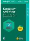 Clave Kaspersky Anti-Virus 2023 1 dispositivo 1 año