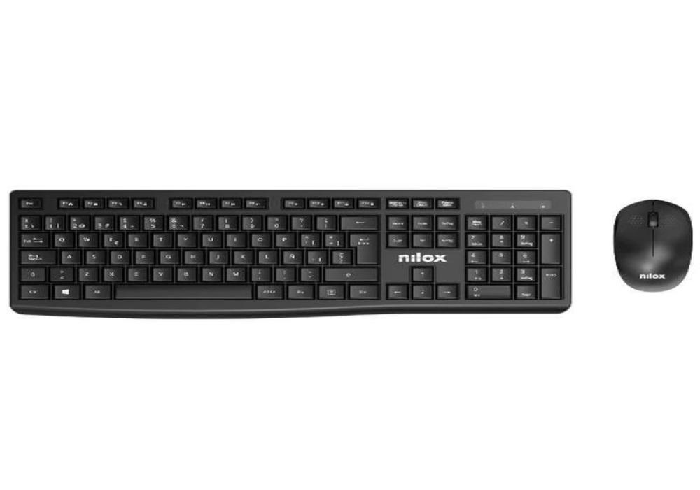 Nilox NXKMWE012 Kit teclado + ratón Wireless Nilox NXKMWE012 Kit teclado + ratón Wireless
