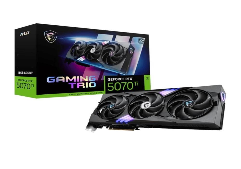 MSI VGA NVIDIA RTX 5070 Ti 16G GAMING TRIO OC PLUS MSI VGA NVIDIA RTX 5070 Ti 16G GAMING TRIO OC PLUS