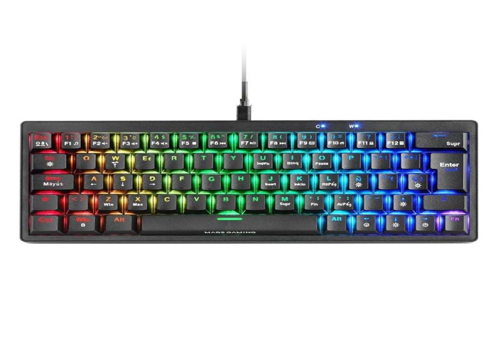 Mars Gaming Teclado MKMINIPRO Mecánico RGB Negro Mars Gaming Teclado MKMINIPRO Mecánico RGB Negro