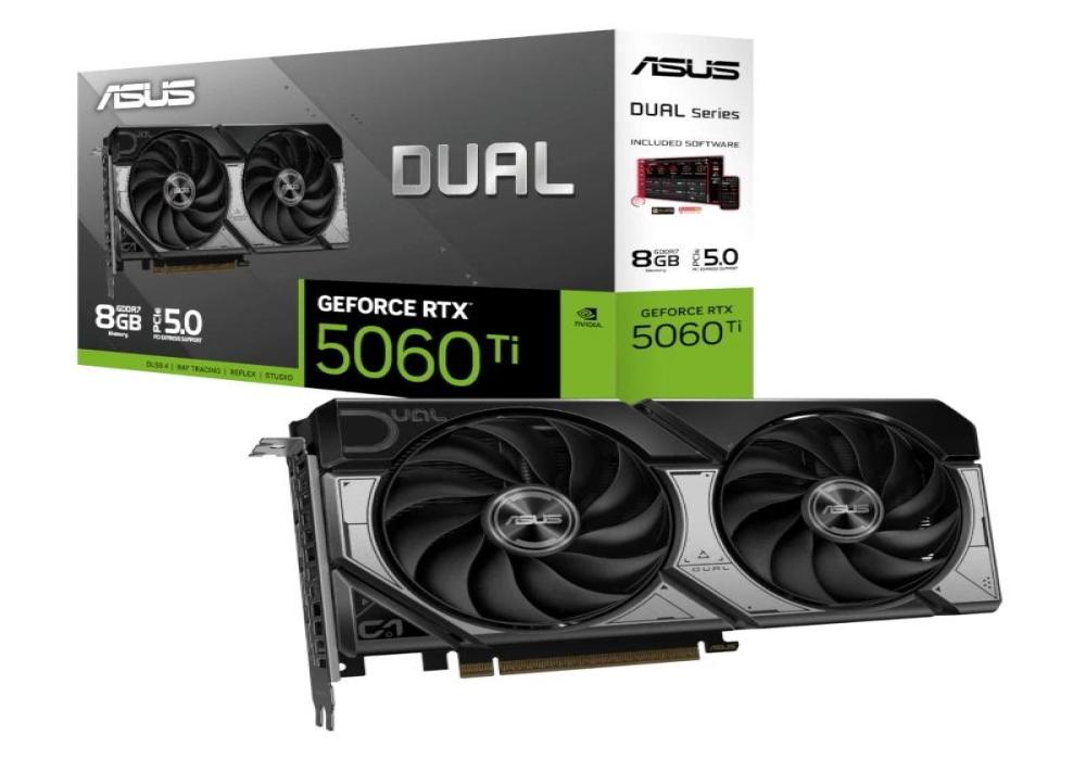 ASUS VGA NVDIA DUAL RTX 5060 TI 8G DDR7 ASUS VGA NVDIA DUAL RTX 5060 TI 8G DDR7