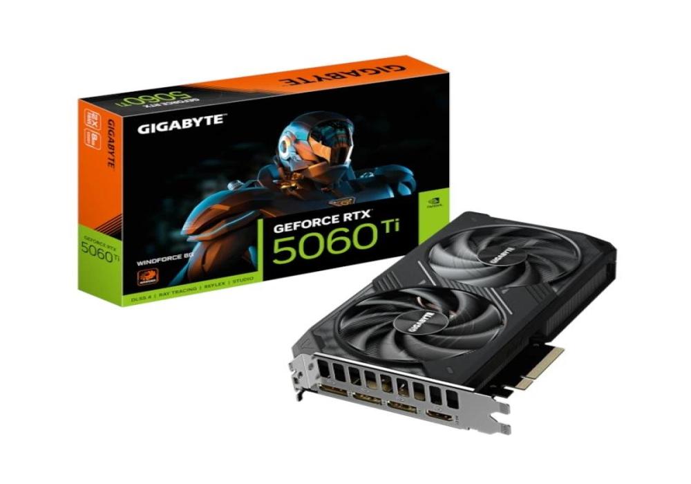 Gigabyte VGA NVIDIA RTX 5060 TI WF2 8GB DDR7 Gigabyte VGA NVIDIA RTX 5060 TI WF2 8GB DDR7