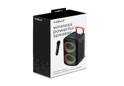 Celly Altavoz + Micrófono Inalámbrico 40W