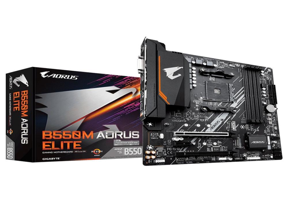 Gigabyte Aorus Placa Base B550M ELITE mATX AM4 Gigabyte Aorus Placa Base B550M ELITE mATX AM4