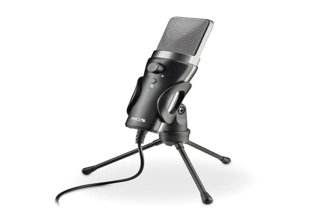 NGS Micrófono PC Usb con soporte tripode