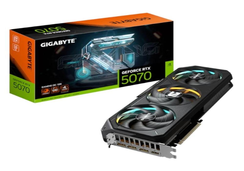 Gigabyte VGA NVIDIA RTX 5070 OC 12GB DDR7 GAMING Gigabyte VGA NVIDIA RTX 5070 OC 12GB DDR7 GAMING