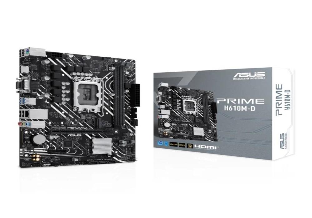 ASUS Placa Base PRIME H610M-D DDR5 mATX 1700 ASUS Placa Base PRIME H610M-D DDR5 mATX 1700