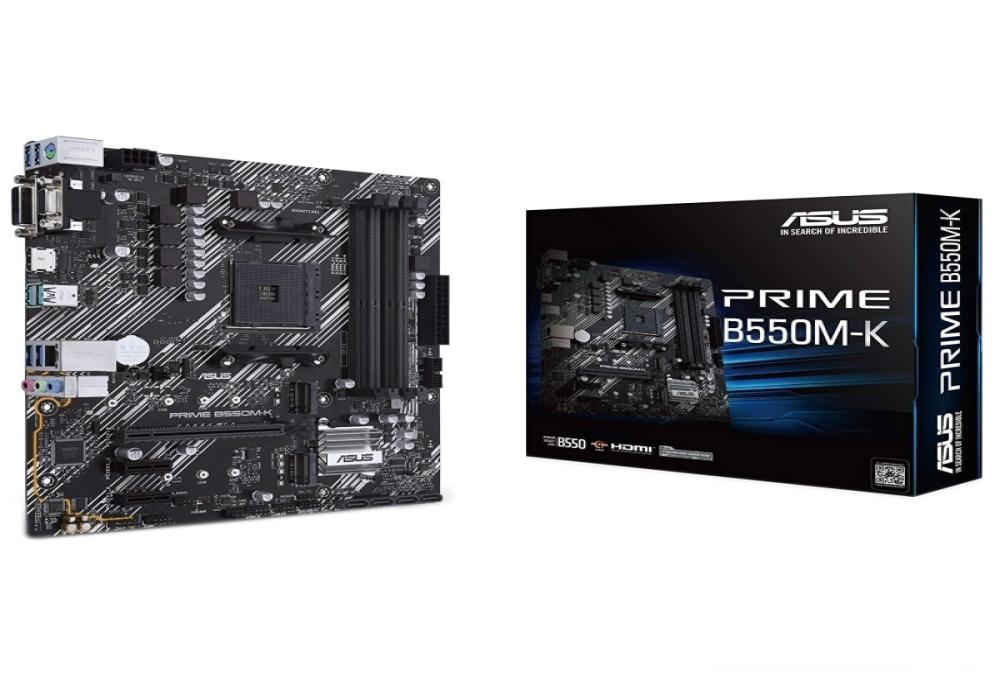 ASUS Placa Base PRIME B550M-K mATX AM4 ASUS Placa Base PRIME B550M-K mATX AM4