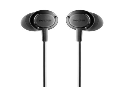 NGS Auricular Negro Estéreo USB-C Con Cable