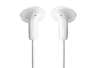 NGS Auricular Blanco Estéreo con cable JACK 3.5 mm