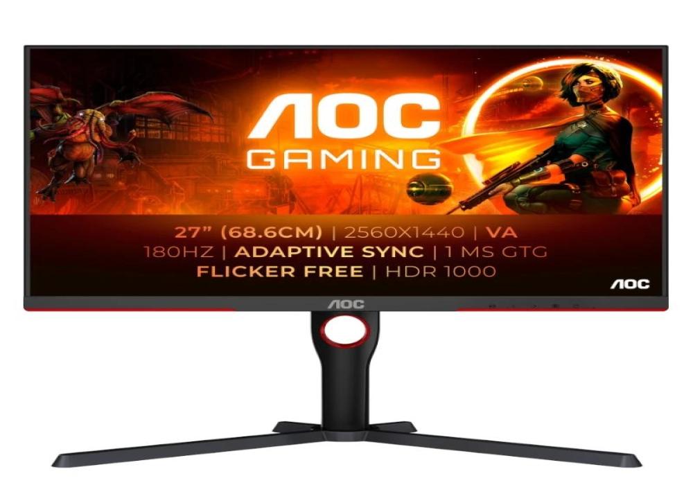 AOC Q27G3XMN Monitor 27" QHD 180h 2HDMI DP AA