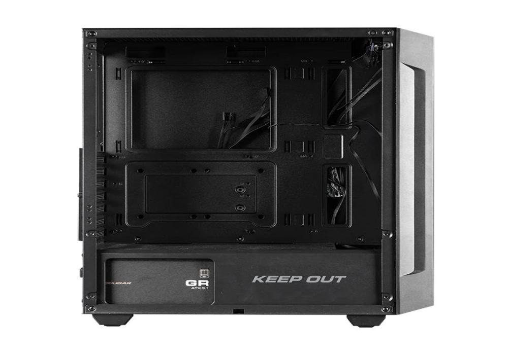 Keep Out Caja M-Atx KO XC-200 RGB USB3 Black Glass