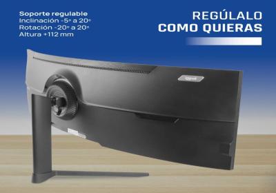 iggual Monitor 49" 5K DQHD 1ms 240Hz MM AA Curvo