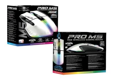 Spirit of Gamer Ratón Inalambrico Pro M5 White