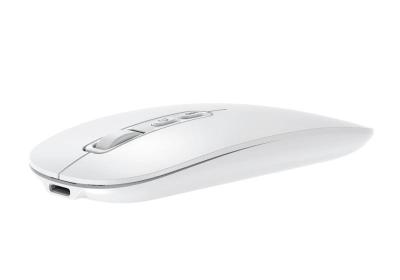 Coolbox Ratón W02-IA Inalámbrico RF+BT Blanco