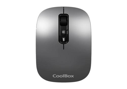 Coolbox Ratón W02-IA Inalámbrico RF+BT Gris