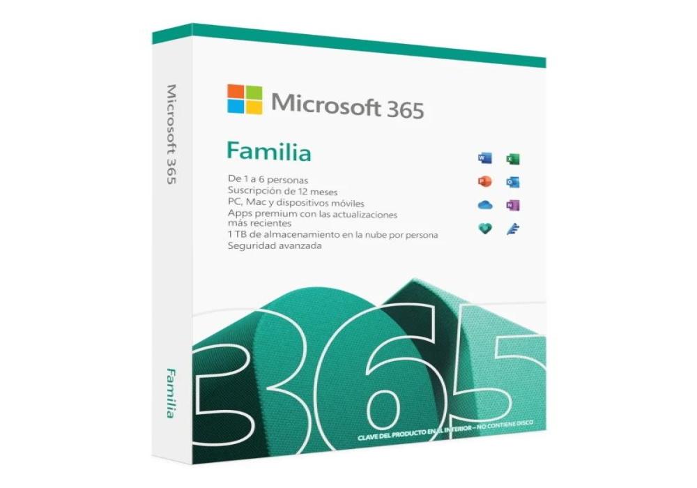 Microsoft 365 Familia Suscrip. anual  (6u