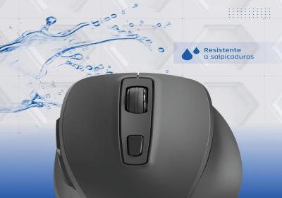 iggual Ratón inalámbrico ERGO-SILENT-6D 1600DPI