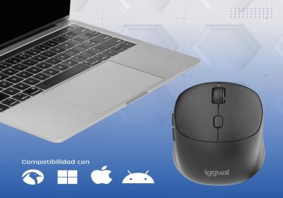 iggual Ratón inalámbrico NANO-OFFICE-6D 1600DPI