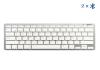 iggual Teclado Bluetooth Slim TKL-BT plata 2 canal
