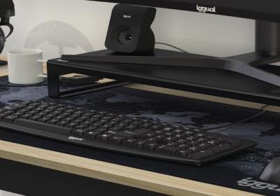 iggual Teclado USB estándar CK-BASIC-105T negro