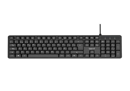 iggual Teclado USB estándar CK-SILENT-105T negro