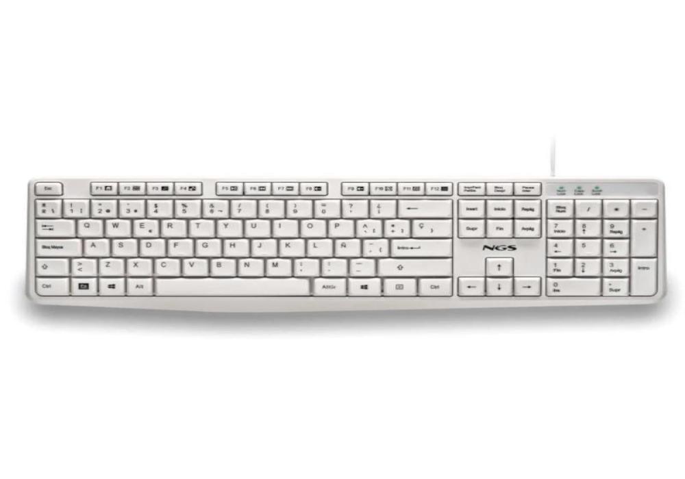 NGS Teclado USB-A 12 Teclas Multi Cable 1.5M