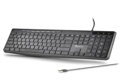 NGS Teclado USB SPECTRA Ultra Slim Silen. USB-A
