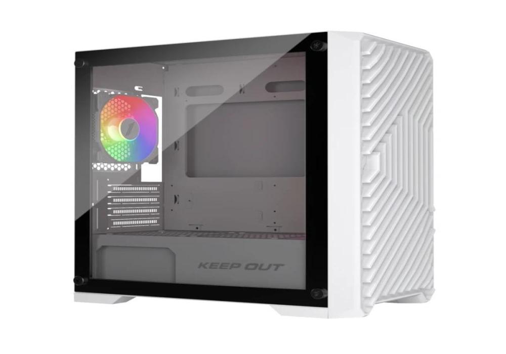Keep Out Caja M-Atx XC-220W 4FANS Usb3.0 White