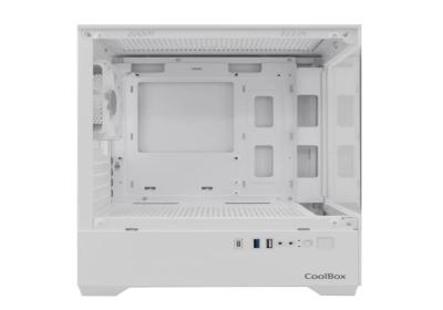 Coolbox Caja Gaming MATX GM200 V.Lite ARGB S.FTE B