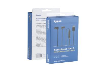 iggual Auriculares tipo C intrauditivos con micro