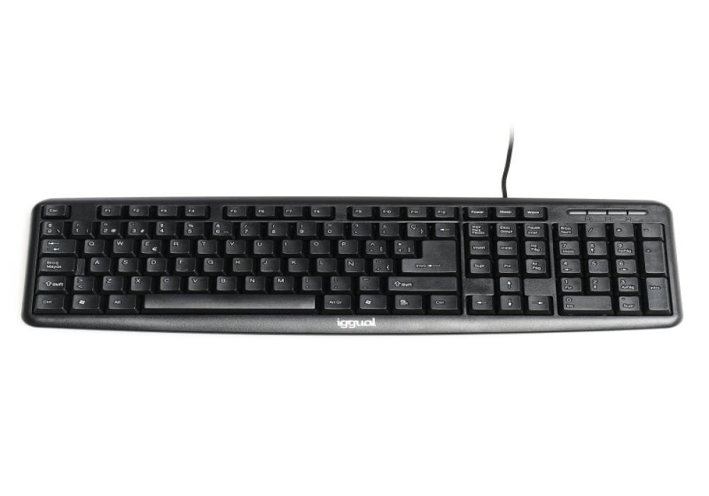 iggual Teclado USB estándar CK-BASIC-105T negro
