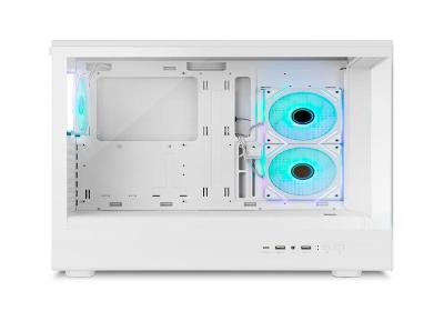 NOX Semitorre HUMMER SIGNAL Frameless ARGB Blanco