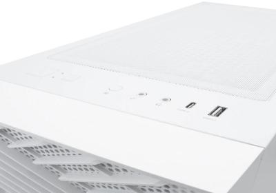 Coolbox Caja Gaming ATX GA300 GRIDLINE White