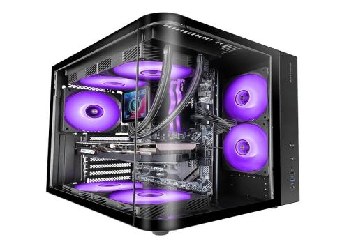MARS GAMING Semitorre ATX MCCURV negra