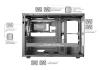 MARS GAMING MCV-ONE Atx Doble Cámara Negro
