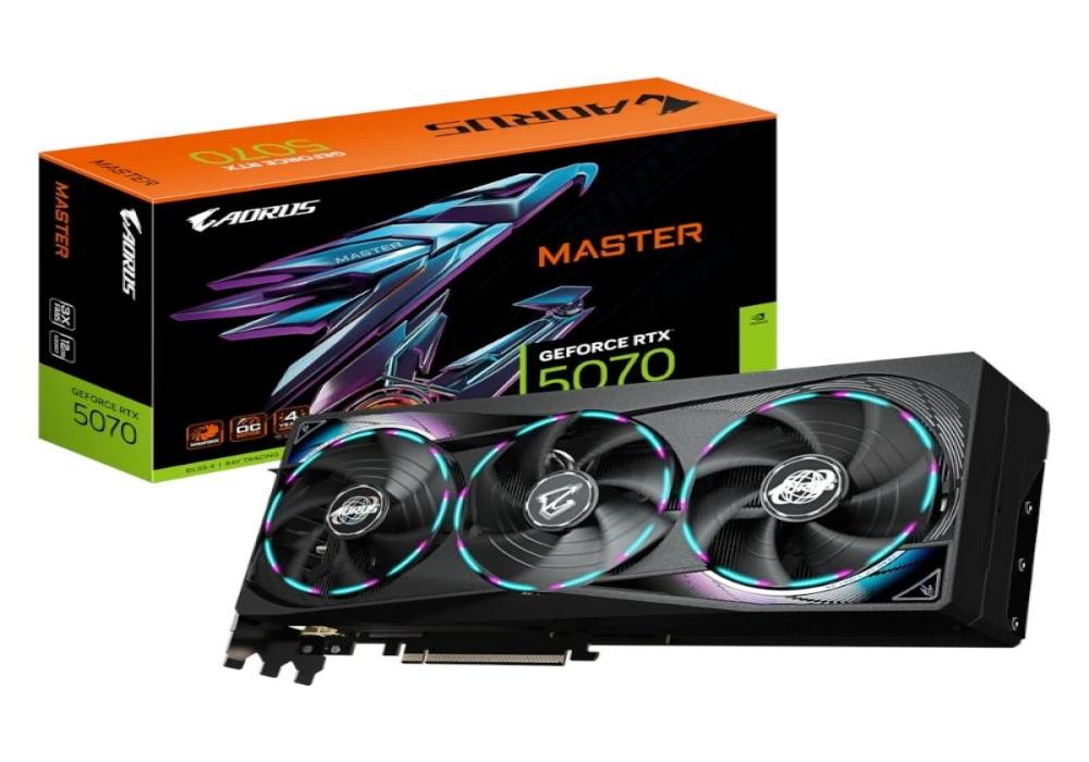 Gigabyte VGA NVIDIA RTX 5070 AORUS MASTER 12G DDR7